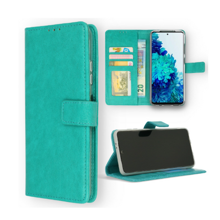 Samsung Galaxy A14 5G /4G  hoesje boekcase wallet case Turquoise