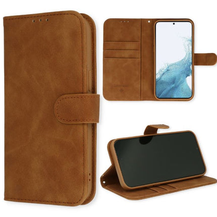 Samsung Galaxy S23 Plus case wallet book case brown