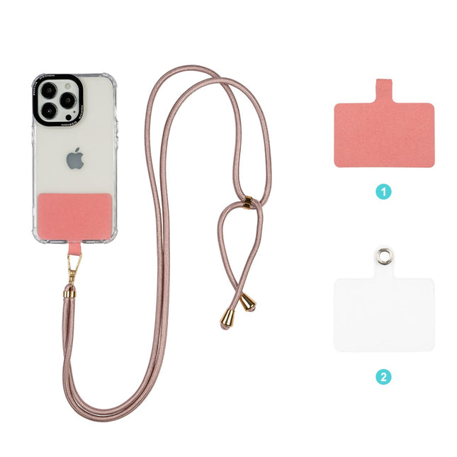 Universal Phone Cord - Adjustable Phone Chain - Cord for Phone - Rose Gold