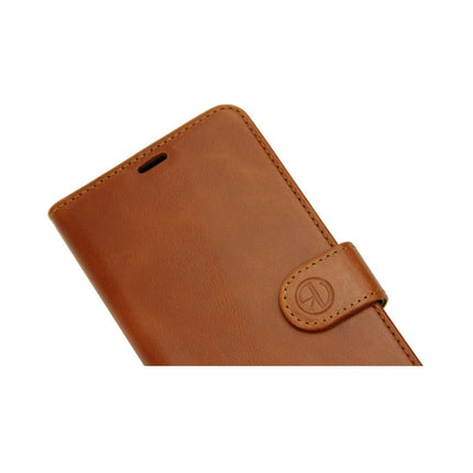iPhone 11 Pro Case Genuine Leather Book Case iPhone 11 pro Light brown