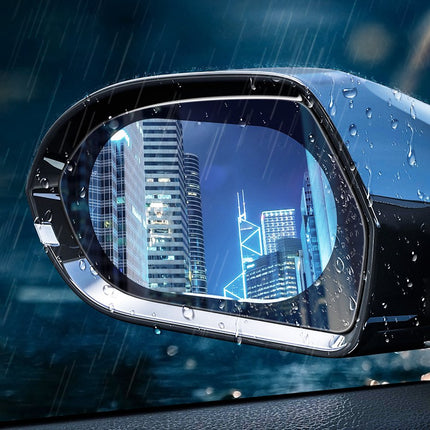 Baseus 0,15 mm regenbestendige folie voor auto-achteruitkijkspiegel (ovaal 2 stuks/pak 135*95 mm) transparant