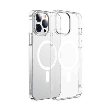 Baseus Crystal Magnetic Case voor iPhone 13 Pro (transparant)
