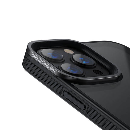 Baseus Crystal transparant hoesje voor iPhone 13 Pro (zwart)