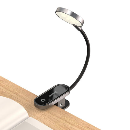 Baseus (DGRAD-0G) Comfort Reading Mini Clip Lamp (donkergrijs)