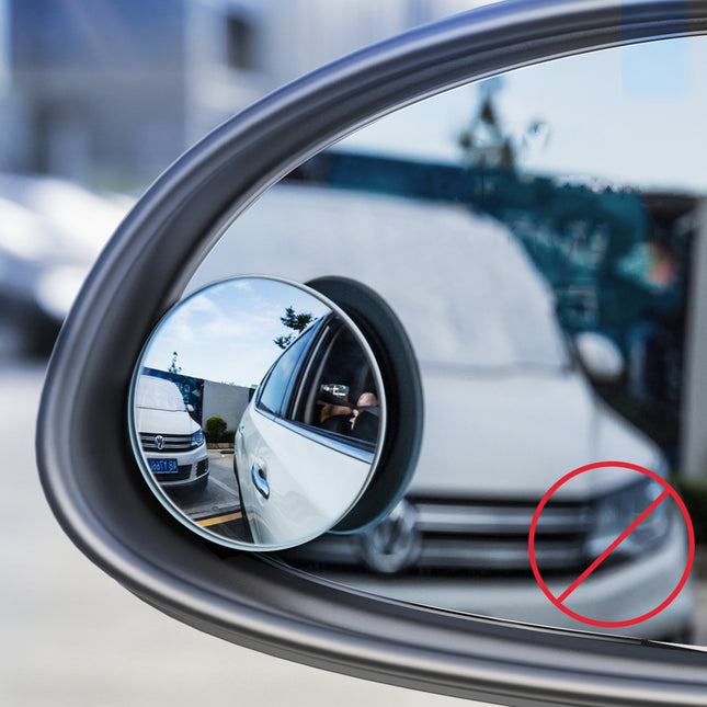 Baseus Full-view Blind-spot Mirror 2x Round Extra Rear Mirror black