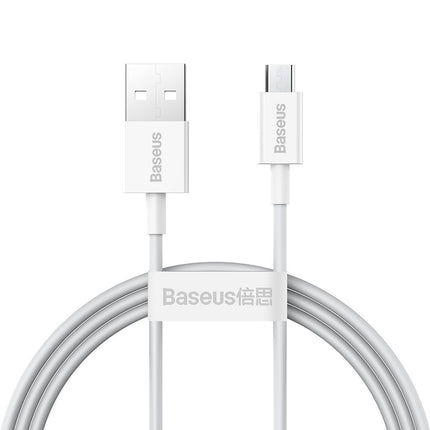 Baseus Superior Series Kabel USB naar micro USB, 2A, 1m (wit)