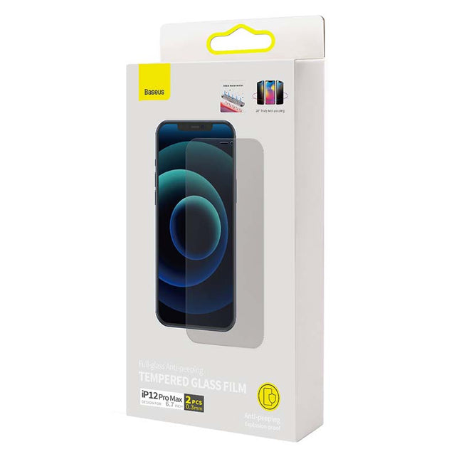 iPhone 12 Pro Max Privacy tempered glass screenprotector