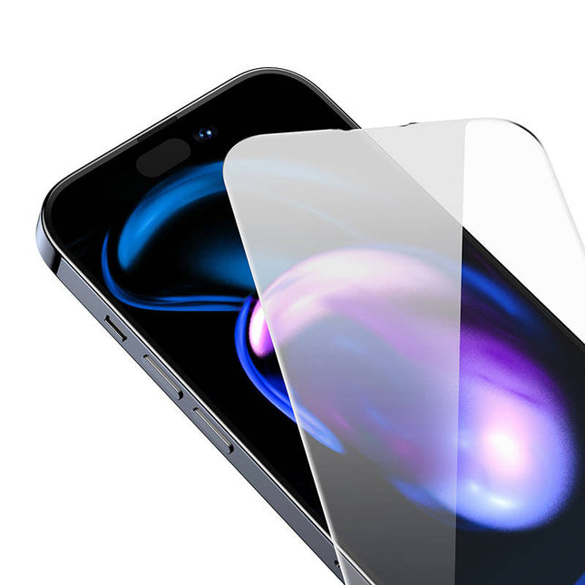 Baseus gehärtetes Glas 0,3 mm für iPhone 14 Pro Max (2 Stück)