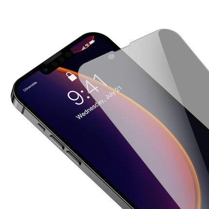 Baseus 2Stuks iPhone 13 Mini Privacy Anti-spion van gehard glas 0,3 mm