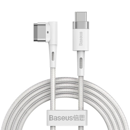 Baseus Zinc angular magnetic power cable for MacBook Power - USB Type C 60W 2m white L-shape