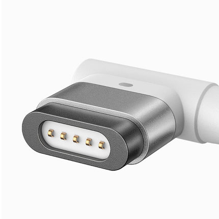 Baseus Zink-Winkel-Magnetkabel für MacBook Power – USB Typ C 60 W, 2 m, weiß, L-Form 