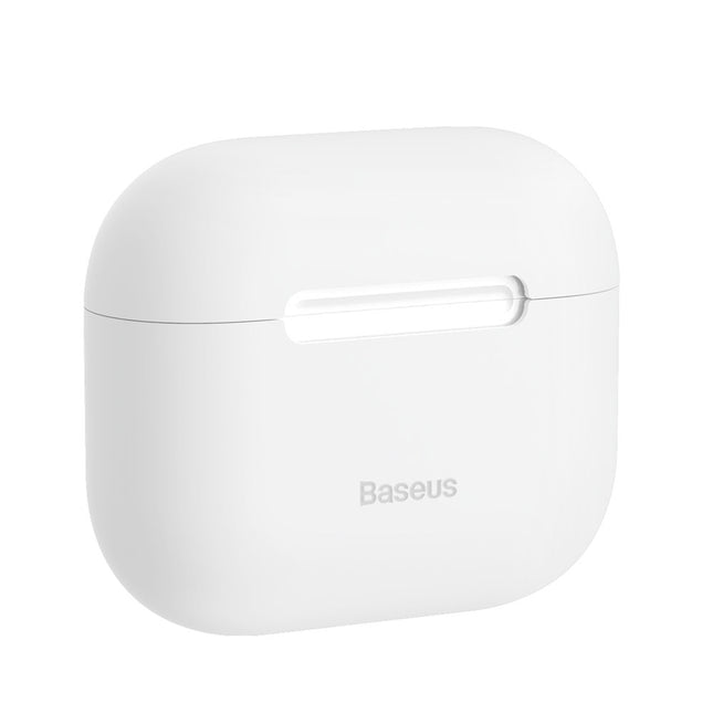 Apple AirPods 3 (3. Generation) Baseus superdünne weiße Silikonhülle 