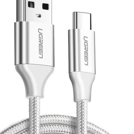 Kabel USB naar USB-C UGREEN US288, 3m (wit)