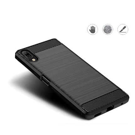 Xiaomi Redmi 7A carbon case back cover black 