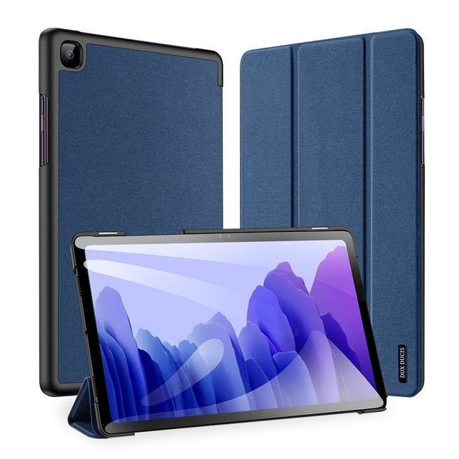 Dux Ducis Domo Bookcase Samsung Galaxy Tab A7 10.4 2020 Tablet Case - Dark Blue