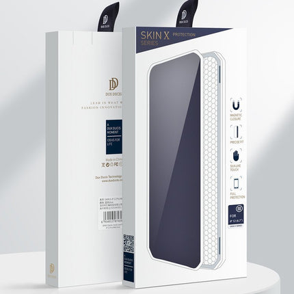 DUX DUCIS Skin X Bookcase-type hoesje voor iPhone 12 Pro Max zwart