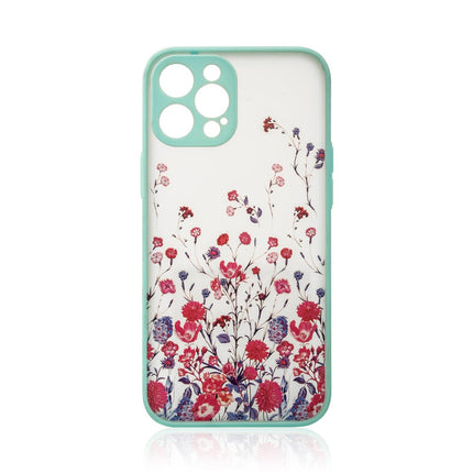 Samsung A13 5G / Samsung A04s hoesje blauw Flower Cover Design Case Cover