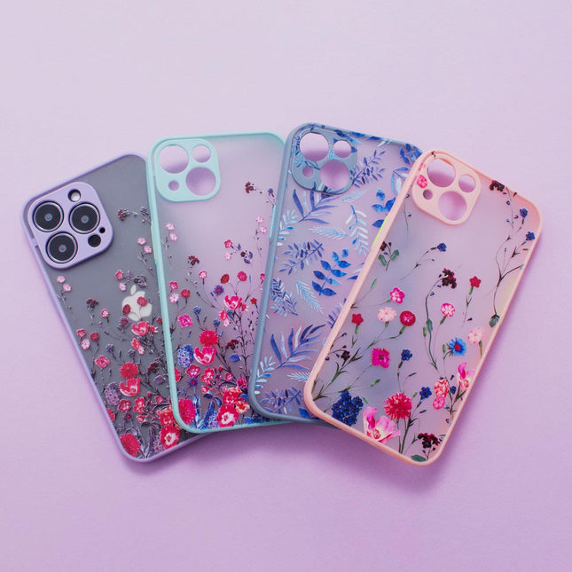 Design Case for iPhone 12 floral pink