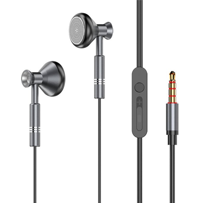 Dudao 3,5-mm-Kopfhörer mit Kabel, Mini-Klinke, Grau -Ohrstöpsel -Ohrhörer-