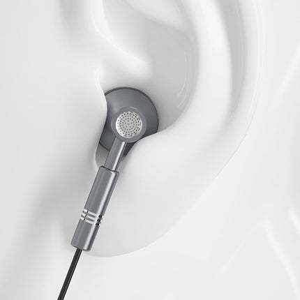 Dudao 3.5mm Wired Earphones Mini Jack Gray -Oordopjes -oortjes-
