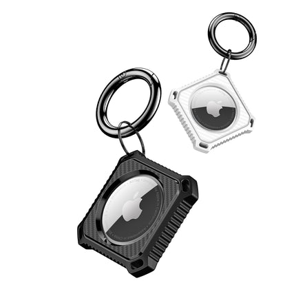 AirTag Dux Ducis 2x Case Safe Gel Cover for Locator Keychain Pendant White / Black