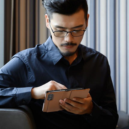 Dux Ducis case Brown Glasses case for Samsung Galaxy Z Fold 4
