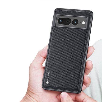 Google Pixel 7 Pro case Dux Ducis Fino case with silicone frame black
