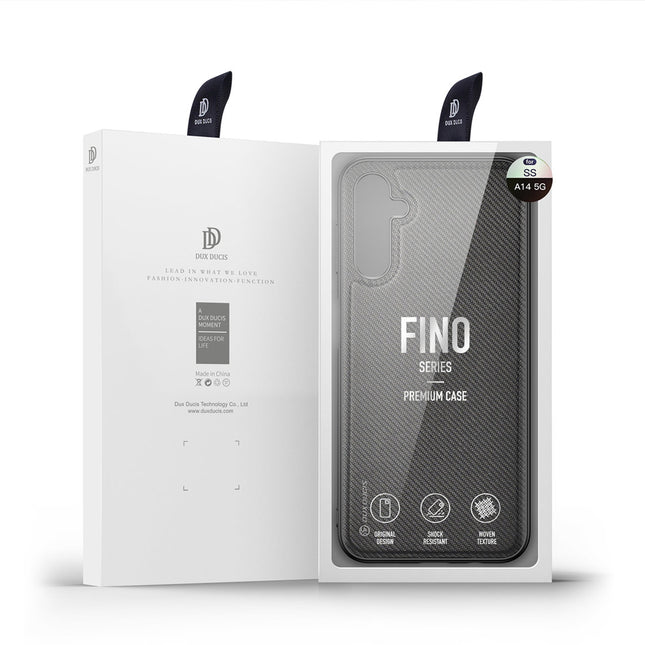 Dux Ducis Fino case Samsung Galaxy A14 5G case with silicone frame black