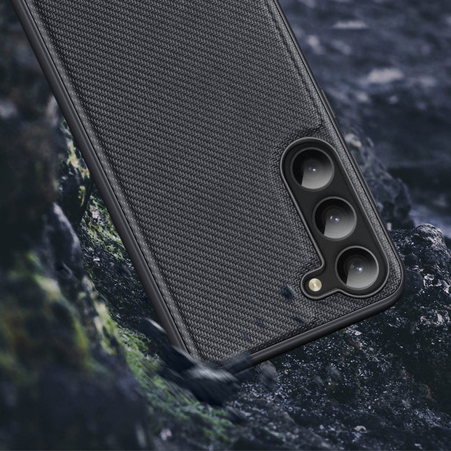 Dux Ducis Fino case Samsung Galaxy S23 Plus case with silicone frame black