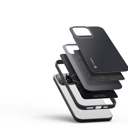 Dux Ducis hoesje voor iPhone 14 Pro Fino case is gemaakt van nylon materiaal