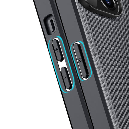 Dux Ducis hoesje voor iPhone 14 Fino case is gemaakt van nylon materiaal