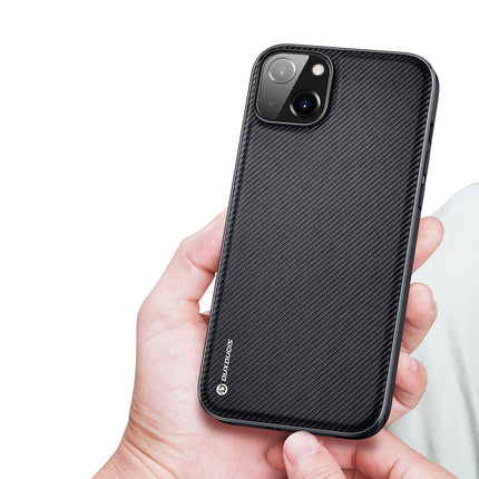 Dux Ducis hoesje voor iPhone 14 Fino case is gemaakt van nylon materiaal