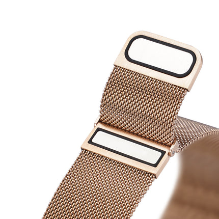 Dux Ducis Magnetisches Armband für Samsung Galaxy Watch / Huawei Watch / Honor Watch (20-mm-Band), magnetisches Armband, silberfarben (Milanese-Version)