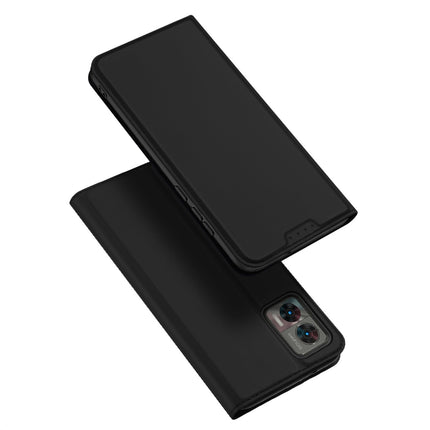Dux Ducis Skin Pro case voor Motorola Edge 30 Neo flip cover card wallet stand zwart