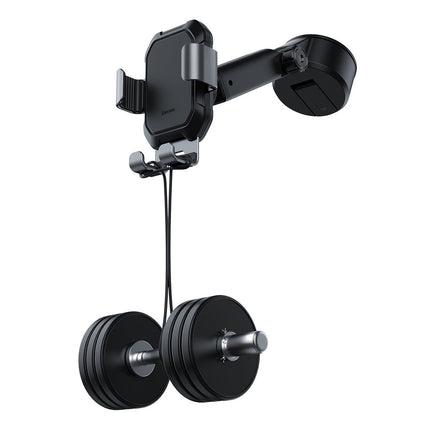 Baseus Gravity car holder phone with suction cup (black)