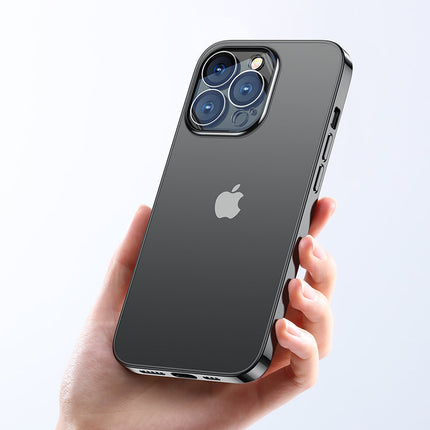 Joyroom 14Q Case Case for iPhone 14 Pro Max Housing Cover with Metal Frame Black (JR-14Q4-Black)