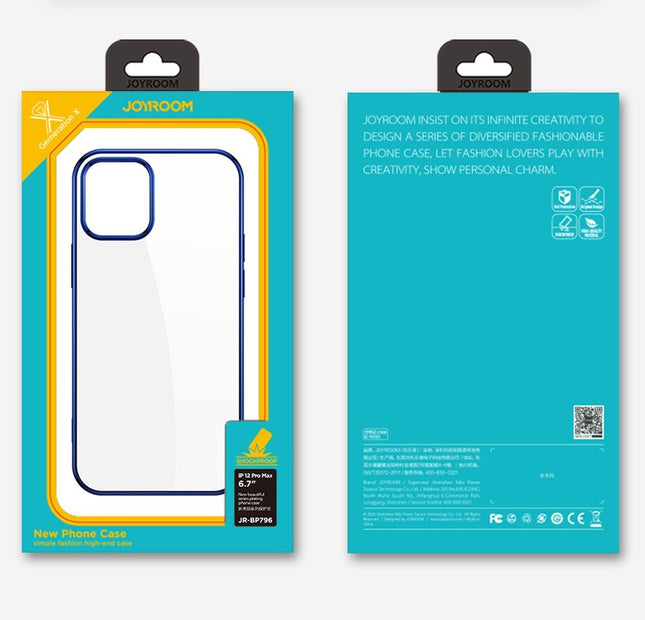 iPhone 12  hoesje zwart merk Joyroom New Beauty Series ultra thin case
