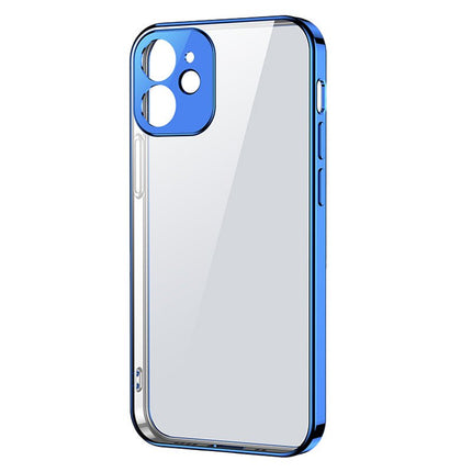 iPhone 12 Pro Joyroom New Beauty Series ultradünne Hülle mit galvanisiertem Rahmen, dunkelblau