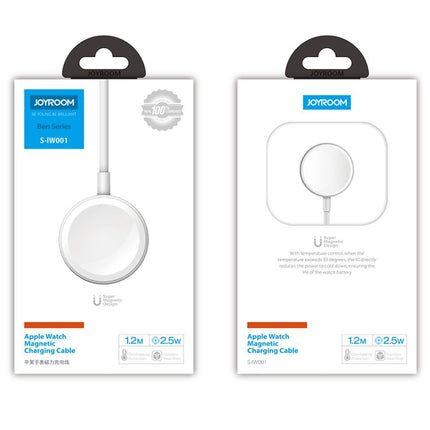 Joyroom Qi Wireless Charger for Apple Watch with Integrated Cable 1.2m White (S-IW001S)