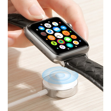 Joyroom Qi Draadloze Oplader voor Apple Watch met Geïntegreerde Kabel 1.2m Wit (S-IW001S)