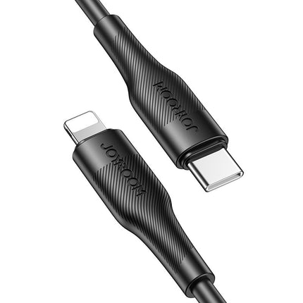0.25m Korte kabel Joyroom USB Type C - Lightning cable Power Delivery 20W 2.4A  black