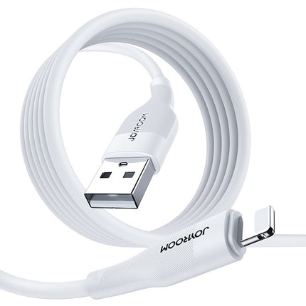 1m Joyroom White USB cable - Lightning charging / data transmission 3A