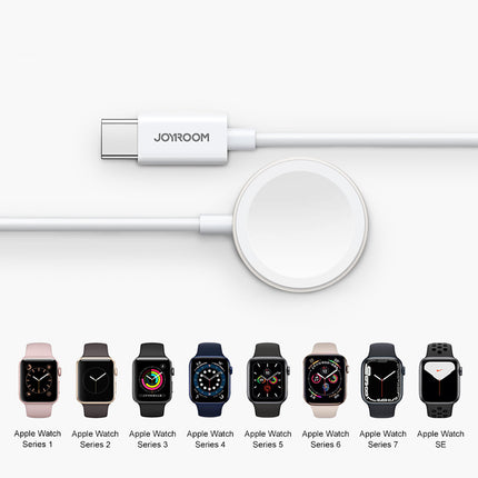 Joyroom kabel met inductielader voor Apple Watch 1,2m wit (S-IW004)