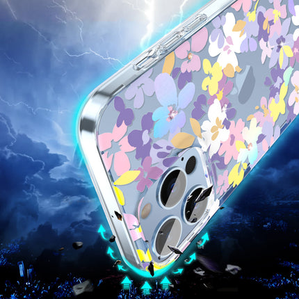 Schutzhülle für iPhone 13 Pro Kingxbar Brilliant Series mit originalen Swarovski-Kristallen in Lila