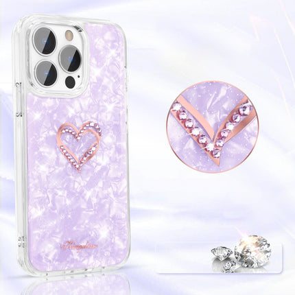 iPhone 13 Pro hoesje Kingxbar Epoxy Series case cover with original Swarovski crystals