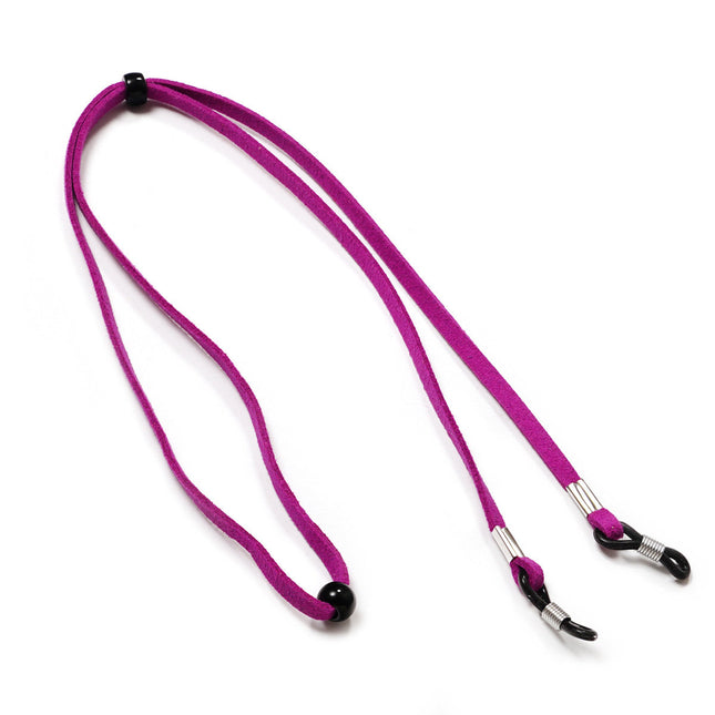Telegreen Leather glasses pendant cord decoration purple