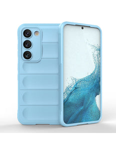 Magic Shield Case voor Samsung Galaxy S23+ flexibele gepantserde hoes lichtblauw