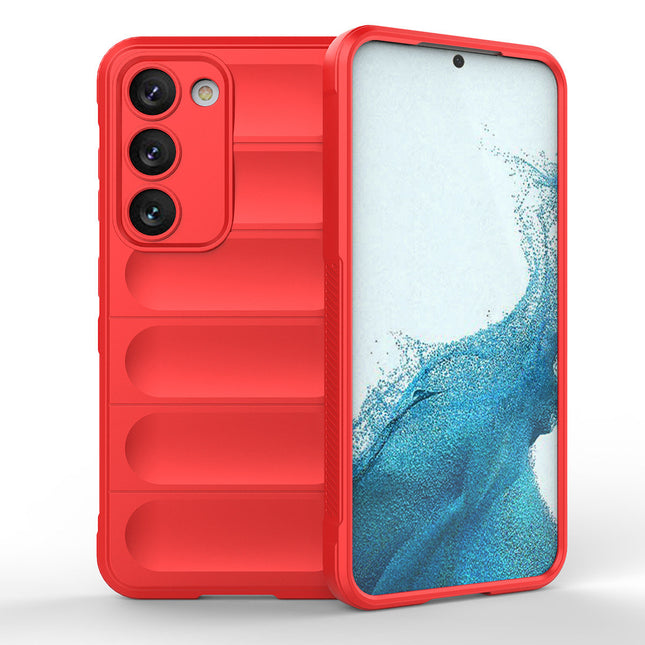 Magic Shield Case for Samsung Galaxy S23 Plus Flexible Armored Cover Red