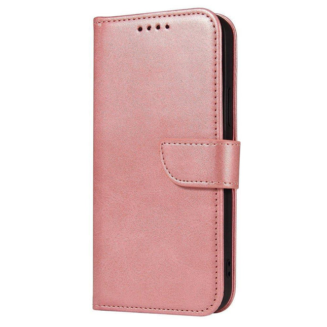 Samsung Galaxy A12 / Samsung Galaxy M12 Hülle Ordner Brieftasche Hülle Bücherregal rosa