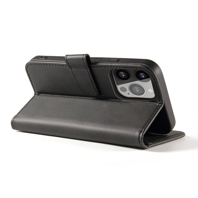 iPhone 13 Pro Max Hülle Folder schwarz Bookcase Wallet Case mit Platz für Karten